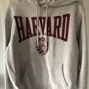 harvard hooded sweatshirt